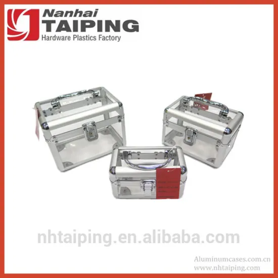 Small Playing Card Storage Case Clear Acrylic Display Box with Lock