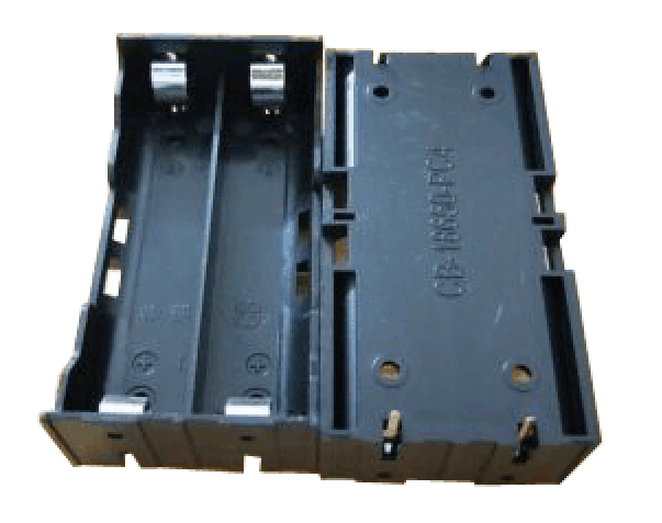 2 * AA -Batteriehalter W -Leiterstifte
