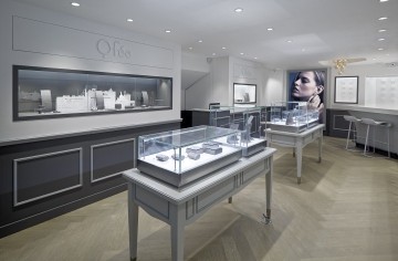 Guangdong modern popular showcase for wear jewelery
