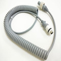 Din Connector High Flexibility Medical Coiled Wire Assembly