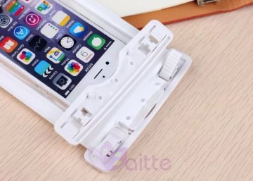 Touchscreen EVI material use underwater for choice waterproof phone pouch