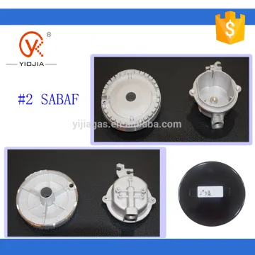 Enamel SABAF burner cap for gas oven burner