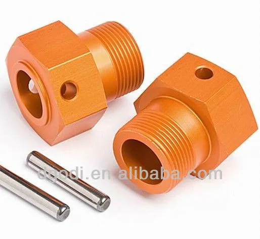 color anodized aluminum threaded engine spacer