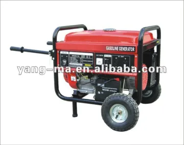 home used Air cooled 6kw 6000w small gasoline petrol generator set