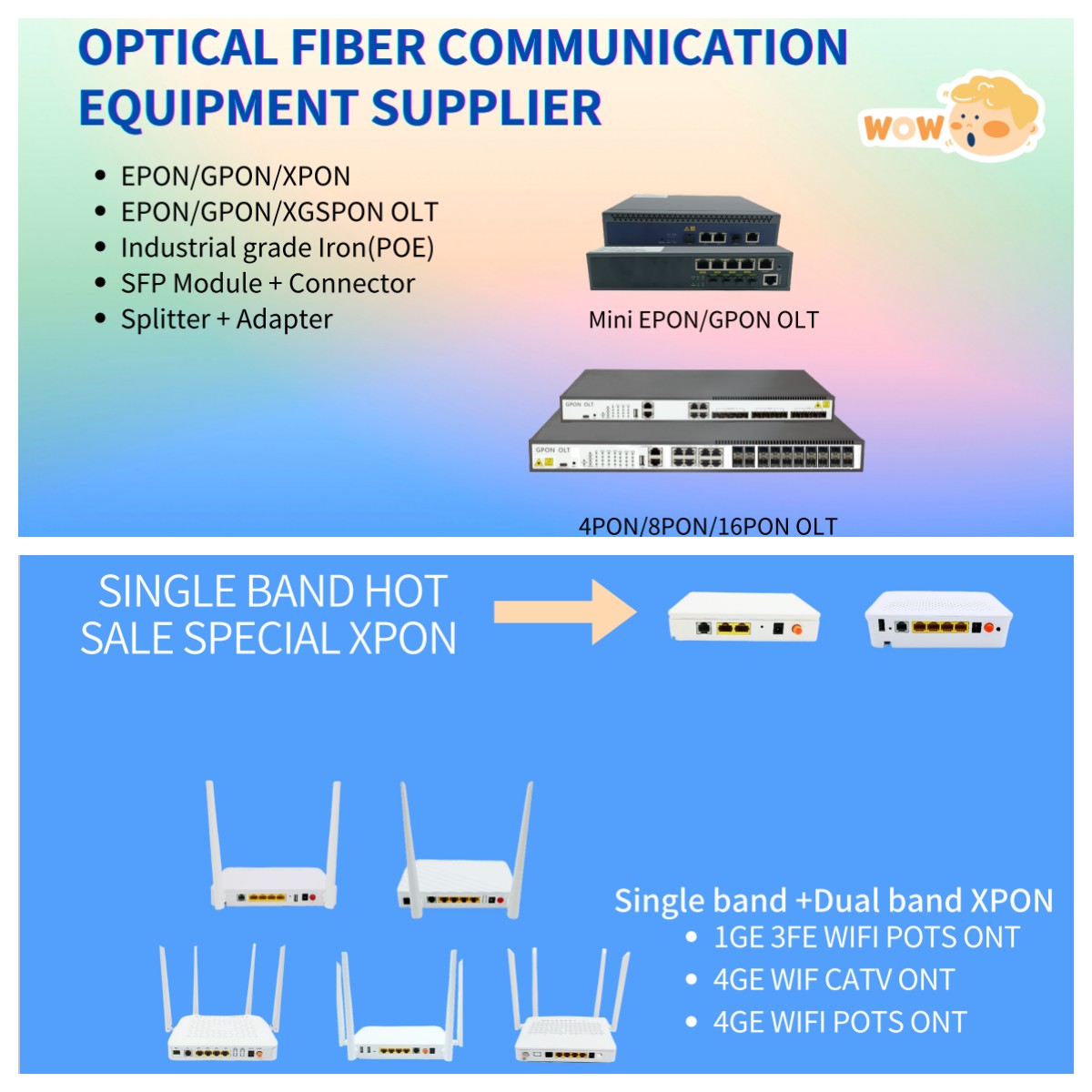 ONU/OLT/SFP 