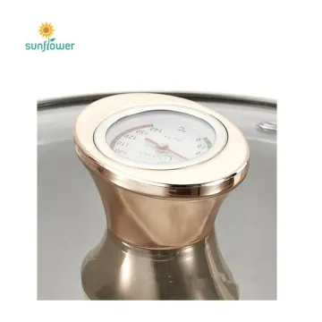 Thermometer-Embedded Cookware Pan Lid Knobs: Precision Cooking at Your Fingertips
