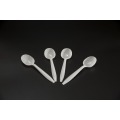 Plastic Spoons Heavy Duty White PP Cutlery Set with Tissue