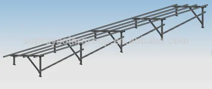 Roof or ground mounting pv and solar panel stand