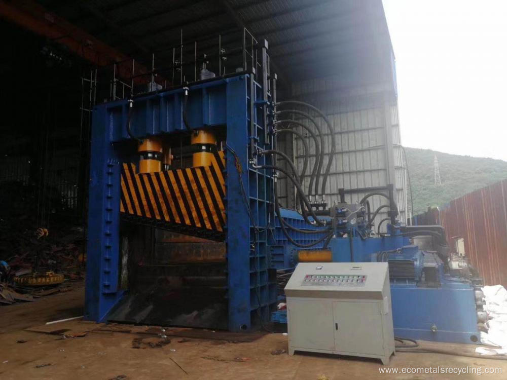 Hydraulic Guillotine Sheet Metal Shear Recycling Machine