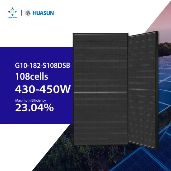 High Efficiency Huasun Solar Panels: 430W-460W Super Light All Black HJT Solar Panels and 440W-450W Solar Panels for Clean Energy