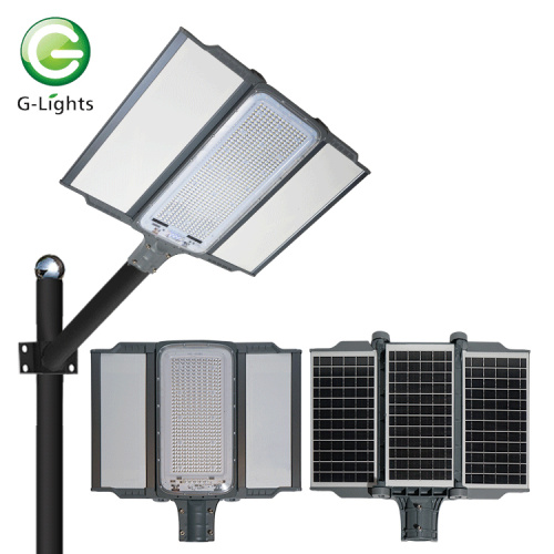 Alluminio 200w 400w 600w tutto in un lampione solare a led