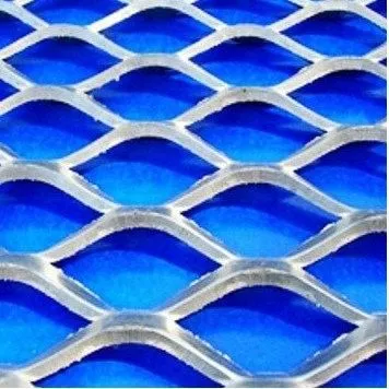 Hexagonal Expanded Metal Wire Mesh With Low Carbon Steel Plate
