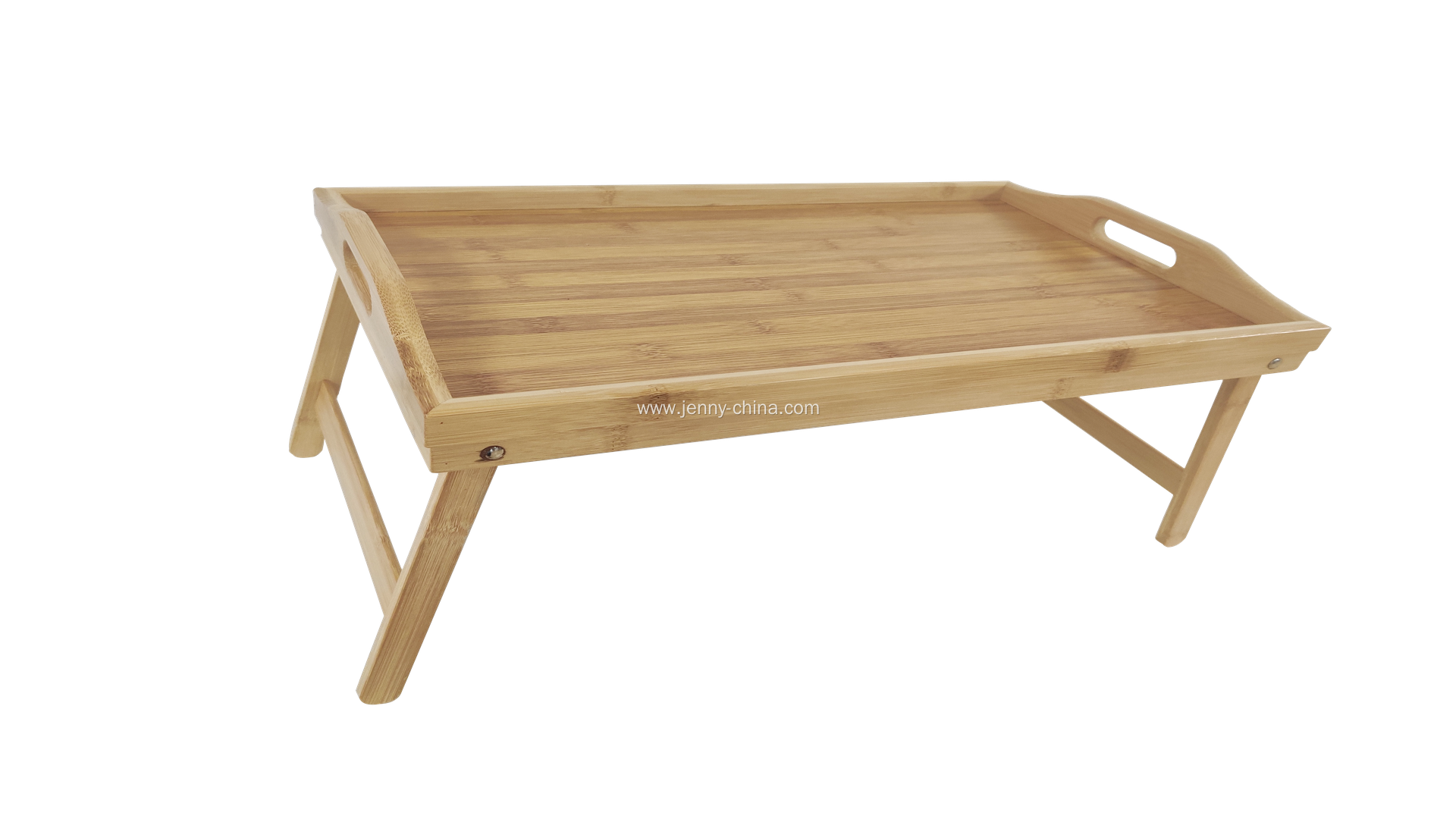 Kitchen Folding Wooden Breakfast Bed Tray Table