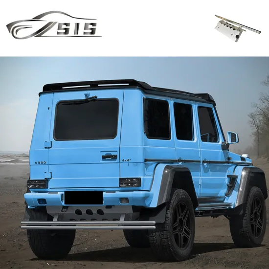 Rear Guard Skid Plate Bumper Cover for GWagon W463 4X4 (G63/G65/G500) - Stainless Steel - 1990-2018