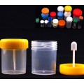 Disposable plastic Feces cup sealed sputum cup