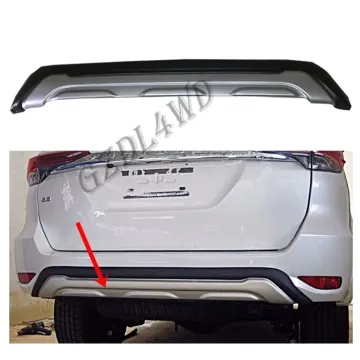 Front & Rear Bumper Guard for Fortuner 2016-2017 ABS Plastic Painted