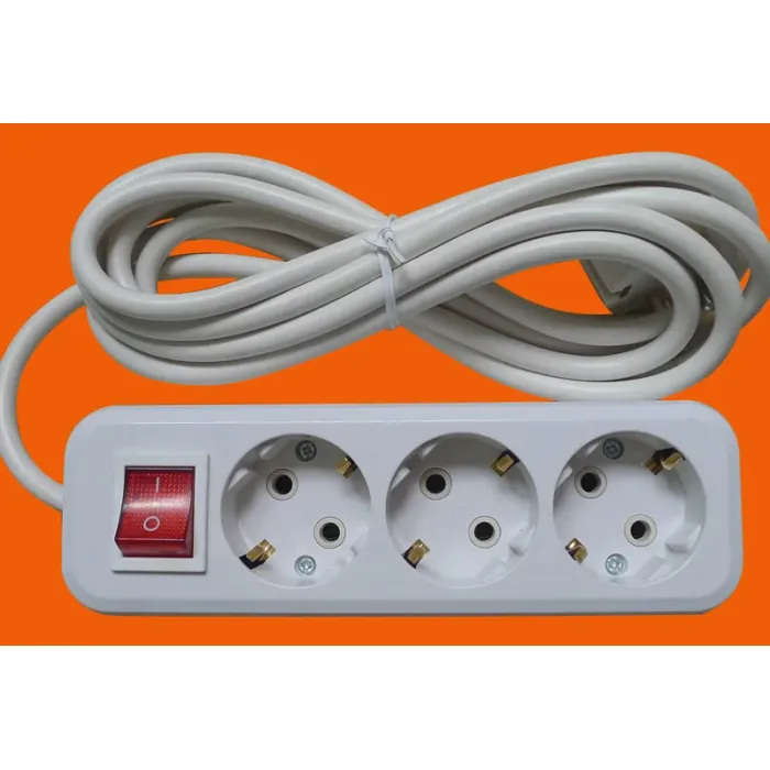 Soket yang Dapat Dikabelkan Ulang dengan Blok Terminal 3 Input E8003E