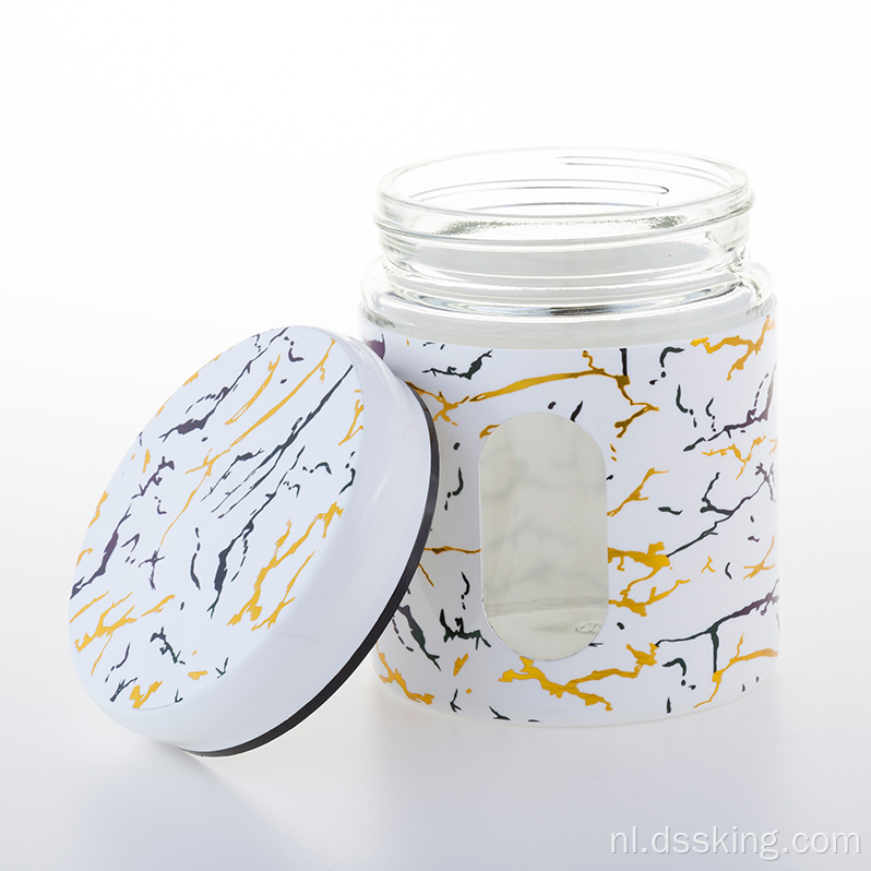 Cosmetica Verpakkingskruidingen Jam Honey Sugar Jar Storage Apothecaire pot voor kruidenkruidenvoedsel