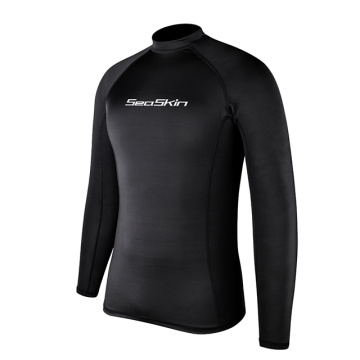 Seaskin Langarm Surf Rash Suits für Herren