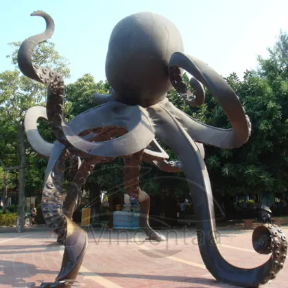 Bronze Sculpture for octopus