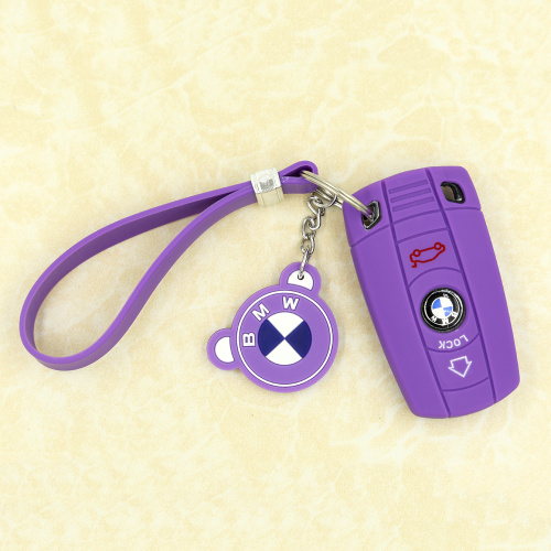 Hot sale silicone car key cover for BMW