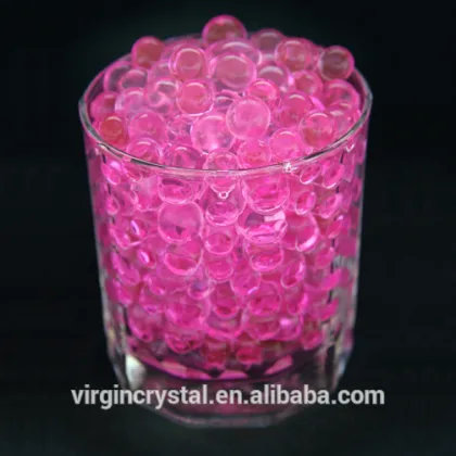 Colorful crystal soil,water beads for vase filler and plant decoration as promotional items