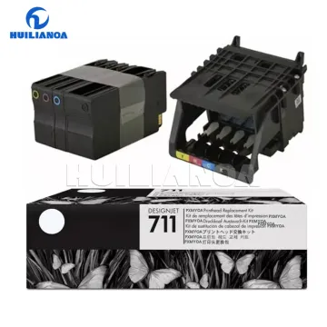 Printhead Replacement Kit for HP 711 Designjet T120 T520 T130 T525 T530 T125 Print Head Printhead C1Q10A Printer Parts