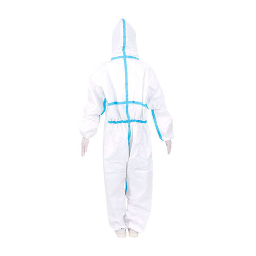 medical protective suit with shoecover low price medical protective suit Factory