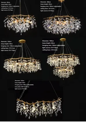 Modern Luxury Gold Crystal Chandelier with Murano Glass and K9 Crystals