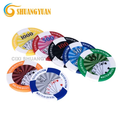 Customizable 11.5g Two-Tone Texas Hold'em Poker Chip