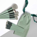 13pcs green with cloth bag