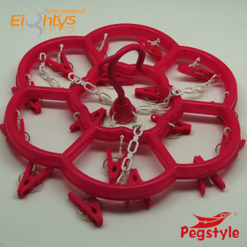 Wholesale high quality plastic clothes peg hanger