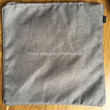 100%polyester jacquard linen look cushion cover