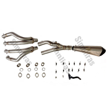Edelstahl-Motorradabgase für Suzuki Hayabusa 08-23 Schalldämpferabgase
