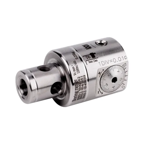 High Precision Fine Boring Head with Indexable Insert Holder - Various Boring Ranges for BT CNC Tool Holder Arbor