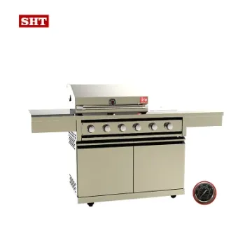 High Quality Outdoor Kitchen 6 Burner Gas BBQ Grill Kitchen Cabinet