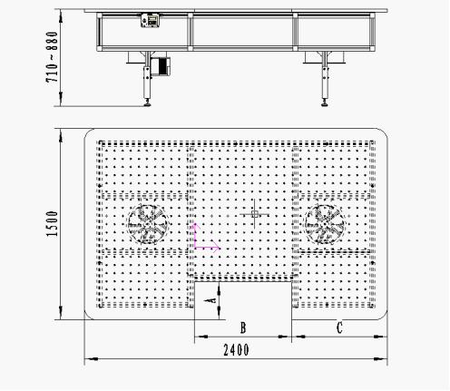 Blowing Working Table