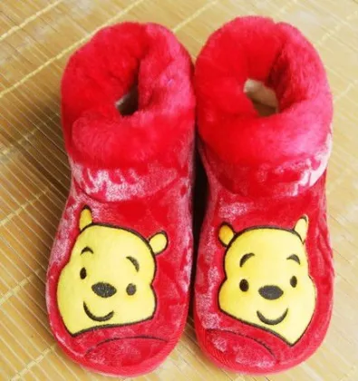 animal embroidery warm shoes