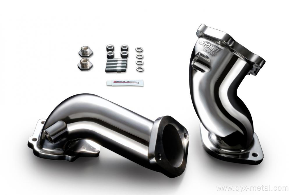 Titanium exhaust system manifold for auto