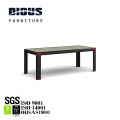 Foshan manufacturer low price construction furniture modern design wooden office coffee table