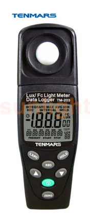 TM-203 Auto Ranging Light Meter with Datalogger
