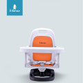 Rehausseur de chaise bébé pliable en plastique avec grand espace