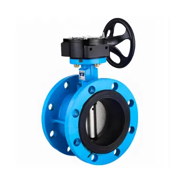 DN200 Flange Worm Gear Butterfly Valve