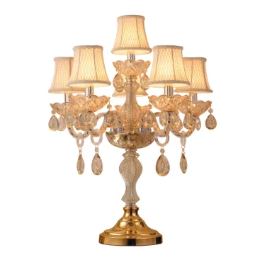 Luxury Crystal Table Lamp for Bedroom and Hotel