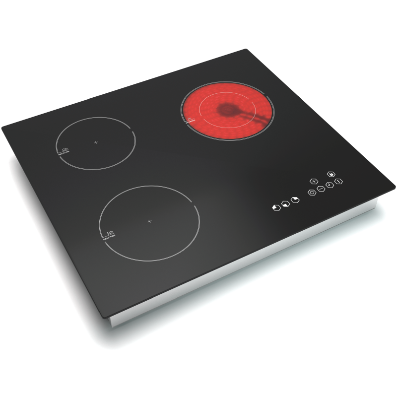 New Design Bulti-In Induction Cooktop Wok 5400W 220V Electric Commercial 3 Burner Induction Cooker
