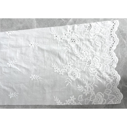 Fashion Design 100% Coton Broidered Robe Tabrics