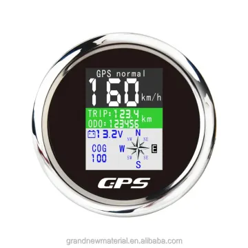 GRANDnavi Multi-function Car Meter: 6-in-1 GPS Speedometer for Marine