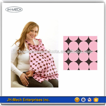 Customized fashional pink dot breast feeding nursing cover