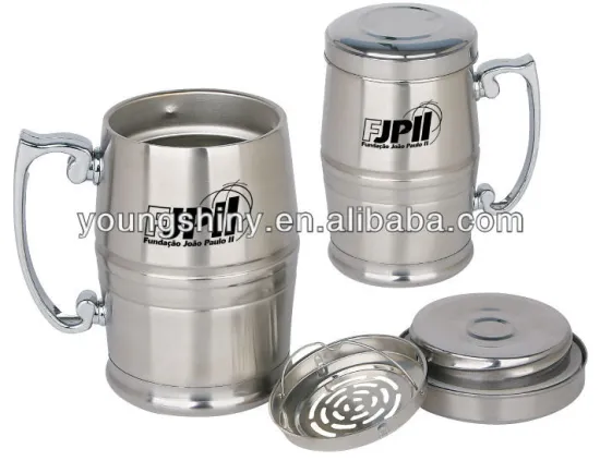 250ML DOUBLE WALL S.S.DELUXE TEA MUG