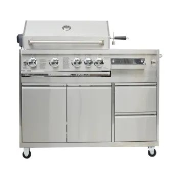 Hyxion  steel tabletop portable bbq grill bbq gas edelstahl chicken oven wholesale gas grills